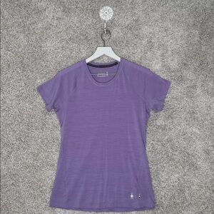 Smartwool Purple Short Sleeve Tee